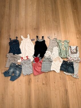 GIRLS SPRING SUMMER OUTFIT BUNDLE SIZE 3T CUTE PREPPY PRETTY CASUAL